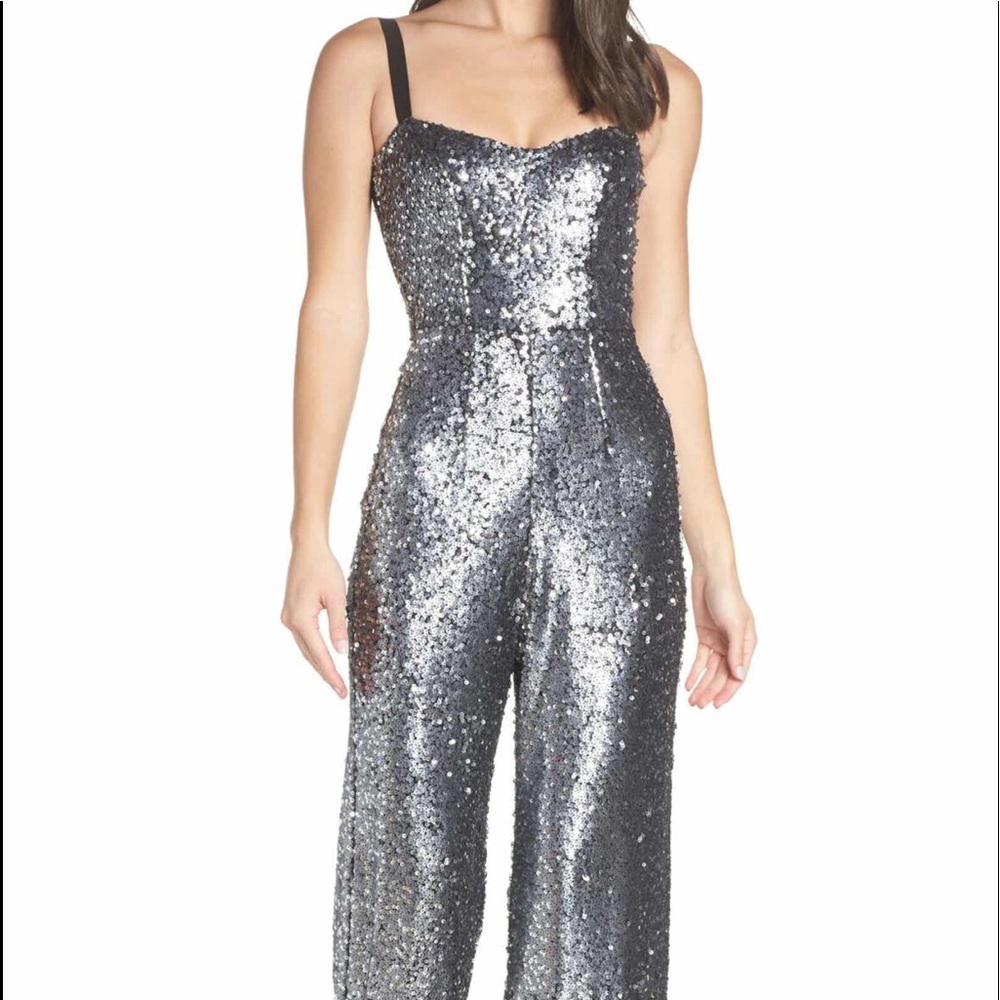 DRESS THE POPULATION JUMPSUIT NWT